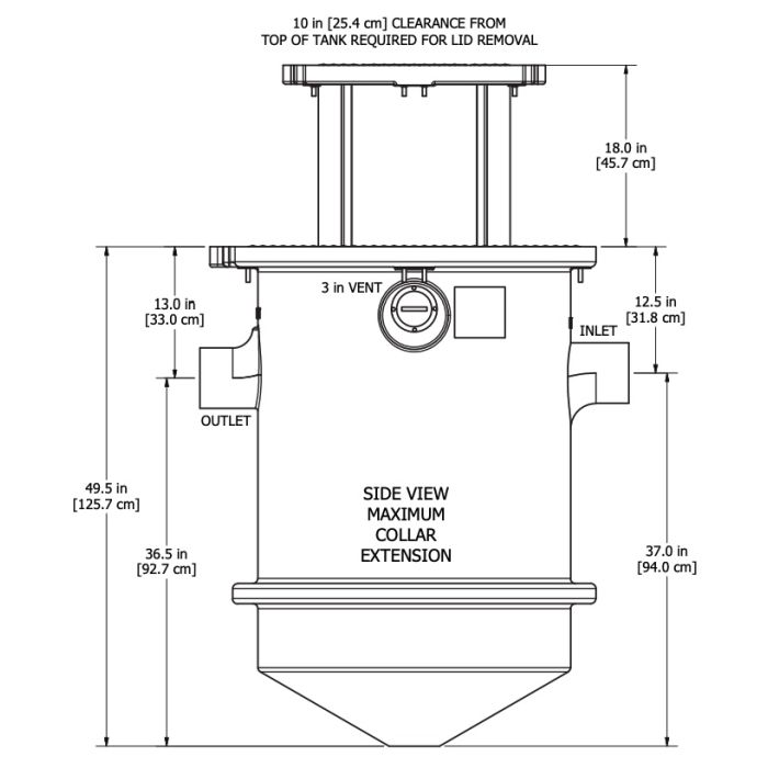 Thermaco | TZ-600-ECA-6 Trapzilla Grease Interceptor with 6