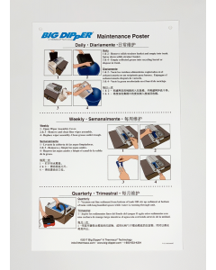 Big Dipper Maintenance Poster