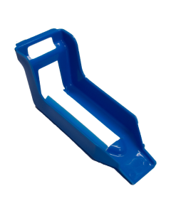 Wheel Wiper Assembly, Blue Plastic