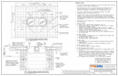 TZ-1826 Traffic Rated Installation Drawing